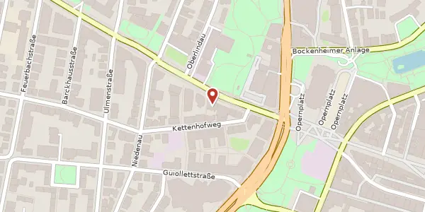 Karte der Umgebung von Bockenheimer Landstr. 17, 60325 Frankfurt