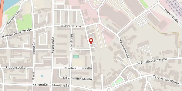 Karte der Umgebung von Schulstraße 10-11, 17389 Anklam