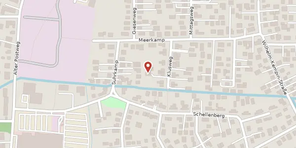 Karte der Umgebung von Klusweg 16a, 26133 Oldenburg
