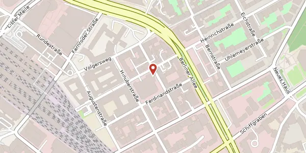 Karte der Umgebung von Roscherstraße 7, 30161 Hannover