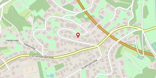 Karte der Umgebung von Bismarckstraße 10, 76530 Baden-Baden