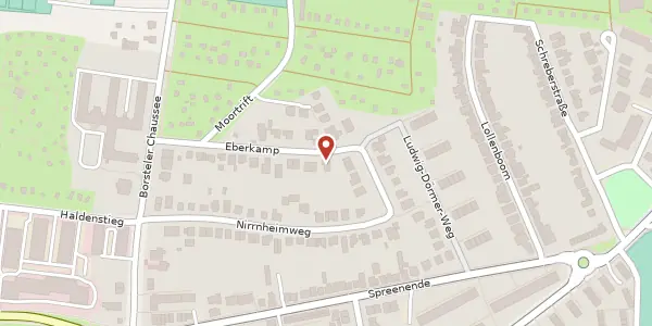 Karte der Umgebung von Eberkamp 26, 22453 Hamburg