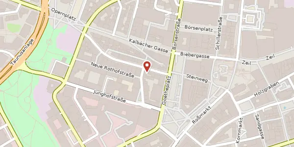 Karte der Umgebung von Goethestr. 7, 60313 Frankfurt