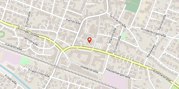 Karte der Umgebung von Wilhelmstraße 7, 73084 Salach