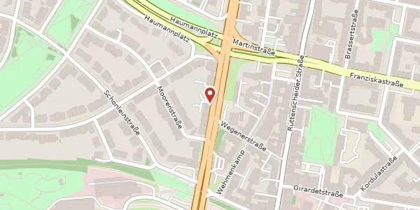 Karte der Umgebung von Alfredstr. 108, 45131 Essen