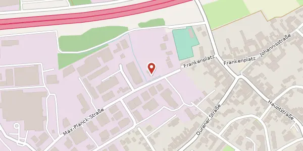 Karte der Umgebung von Max-Planck-Str. 29, 52249 Eschweiler