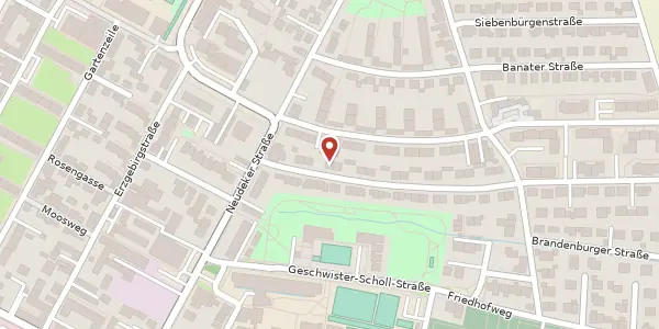 Karte der Umgebung von Oder-Neiße-Str. 7, 93073 Neutraubling