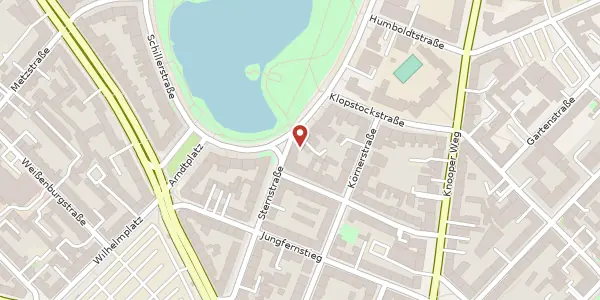 Karte der Umgebung von Goethestraße 6, 24116 Kiel