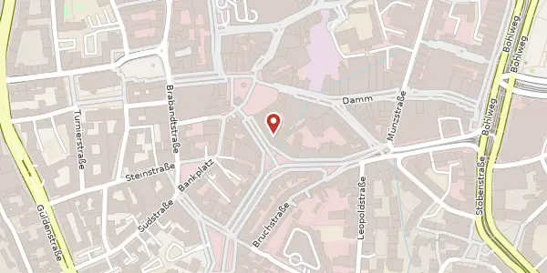 Karte der Umgebung von Friedrich-Wilhelm-Straße 2, 38100 Braunschweig