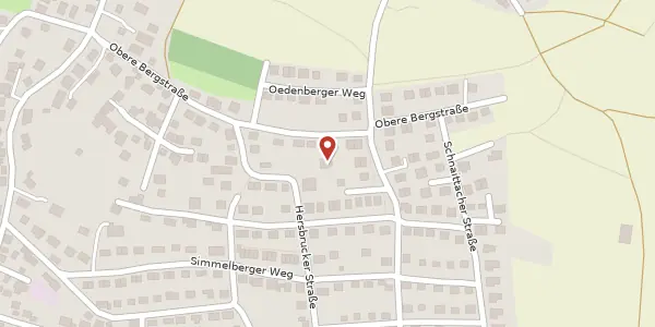 Karte der Umgebung von Obere Bergstraße 18 b, 90562 Heroldsberg