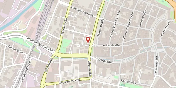 Karte der Umgebung von Karlstraße 5, 88212 Ravensburg