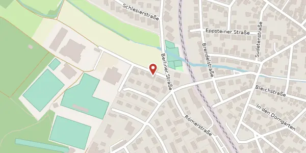 Karte der Umgebung von Landwehrstraße 1, 61381 Friedrichsdorf