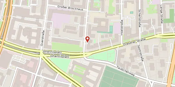 Karte der Umgebung von Salomonstraße 2, 04103 Leipzig