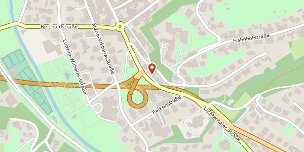 Karte der Umgebung von Lichtentaler Straße 81, 76530 Baden-Baden