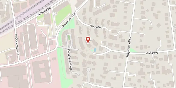Karte der Umgebung von Hagener Allee 70 H, 22926 Ahrensburg