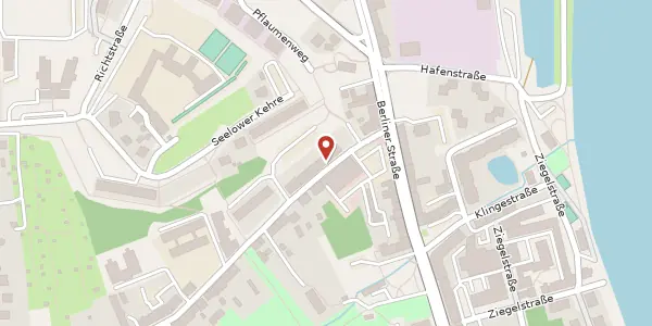 Karte der Umgebung von Bergstraße 185, 15230 Frankfurt (Oder)