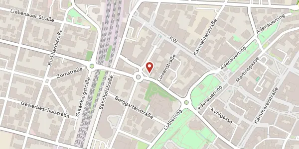 Karte der Umgebung von Kriemhildenstr. 14, 67547 Worms