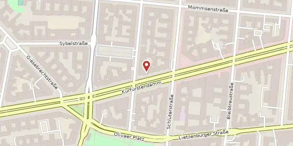 Karte der Umgebung von Kurfürstendamm 54-55, 10707 Berlin