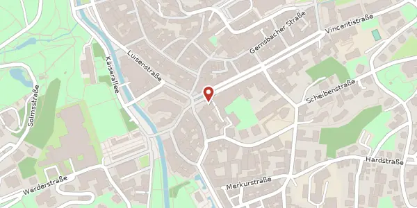 Karte der Umgebung von Sophienstraße 12, 76530 Baden-Baden
