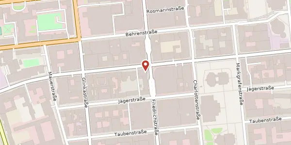 Karte der Umgebung von Friedrichstraße 171, 10117 Berlin