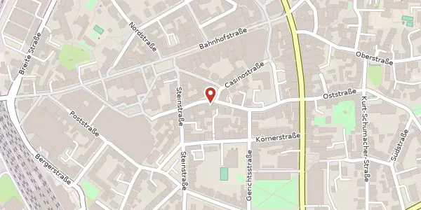 Karte der Umgebung von Wiesenstr. 23a, 58452 Witten