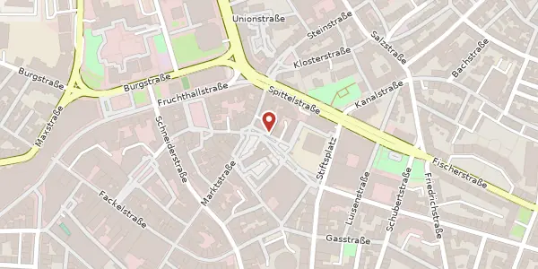 Karte der Umgebung von Stiftsplatz 2, 67655 Kaiserslautern