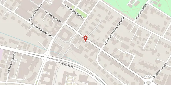 Karte der Umgebung von Louisenstr. 121, 61348 Bad Homburg