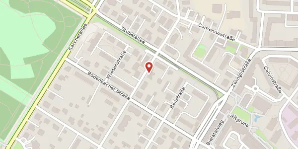 Karte der Umgebung von Tetschener Straße 28, 01277 Dresden