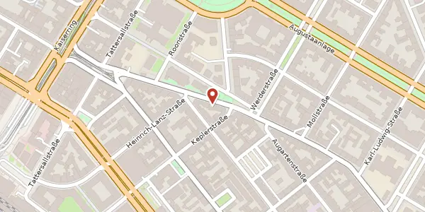 Karte der Umgebung von Seckenheimer Str. 24, 68165 Mannheim