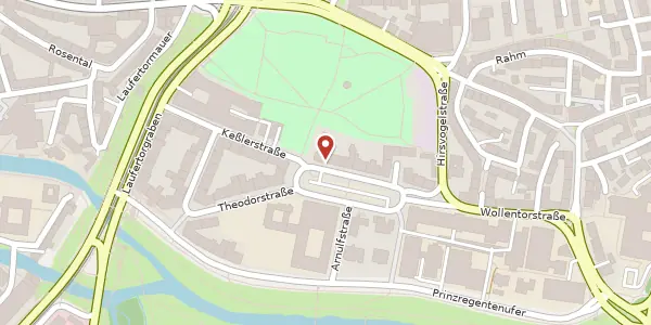 Karte der Umgebung von Keßlerplatz 1, 90489 Nürnberg