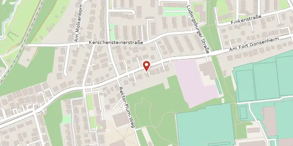 Karte der Umgebung von Am Fort Gonsenheim 72, 55122 Mainz