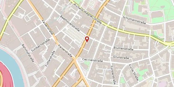 Karte der Umgebung von Dudweilerstraße 39, 66111 Saarbrücken