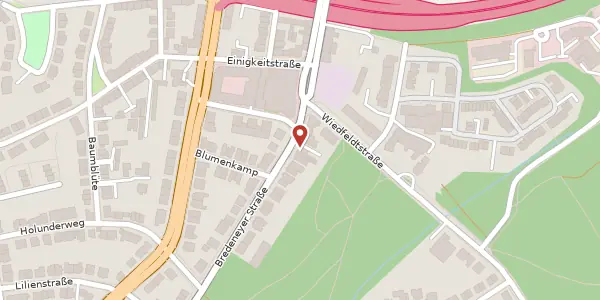 Karte der Umgebung von Bredeneyer Str. 5 b, 45133 Essen