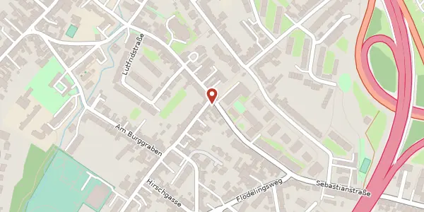 Karte der Umgebung von Sebastianstr. 213, 53115 Bonn