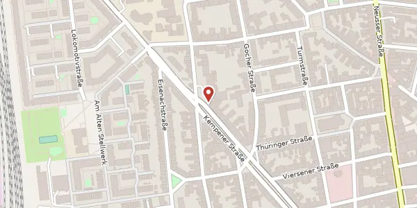 Karte der Umgebung von Kempener Str. 76, 50733 Köln