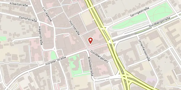 Karte der Umgebung von Goldbergplatz 1, 45894 Gelsenkirchen