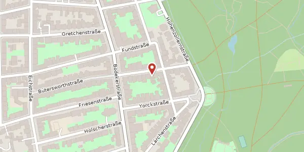 Karte der Umgebung von Ostwender Straße 9, 30161 Hannover