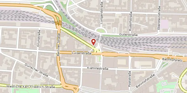 Karte der Umgebung von Tunnelstraße 2, 75172 Pforzheim