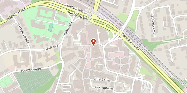 Karte der Umgebung von Kaiser-Otto-Platz 7, 45276 Essen
