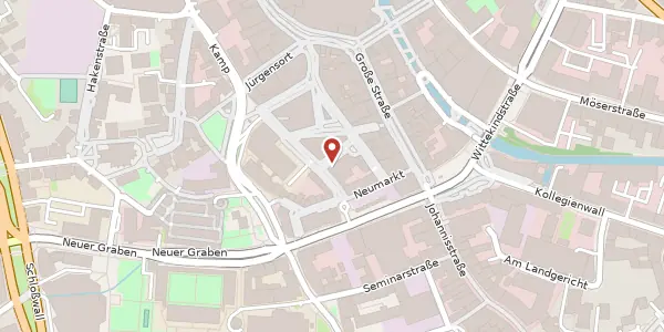 Karte der Umgebung von Kamp 45, 49074 Osnabrück