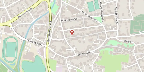Karte der Umgebung von Daimlerstraße 13, 72074 Tübingen