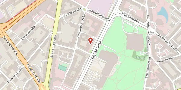 Karte der Umgebung von Huyssenallee 52-56, 45128 Essen