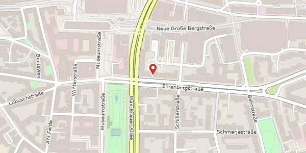Karte der Umgebung von Ehrenbergstr. 74, 22767 Hamburg