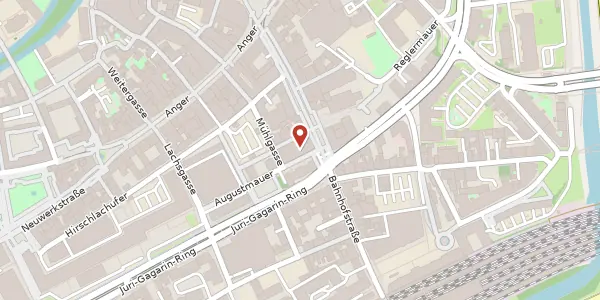 Karte der Umgebung von Bahnhofstraße 38, 99084 Erfurt