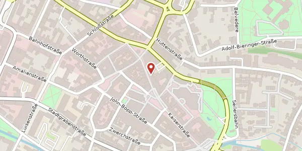 Karte der Umgebung von Kaiserstr. 57, 76646 Bruchsal