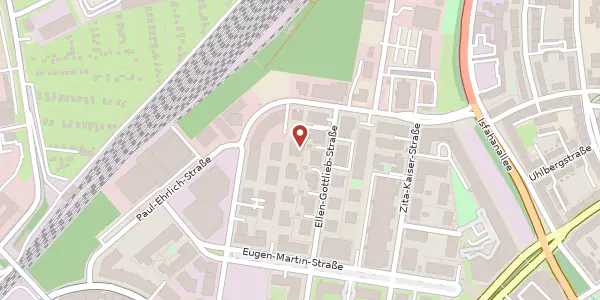 Karte der Umgebung von Ellen-Gottlieb-Straße 17, 79106 Freiburg im Breisgau