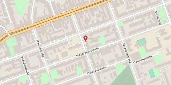 Karte der Umgebung von Herbert-Baum-Straße 17, 13088 Berlin