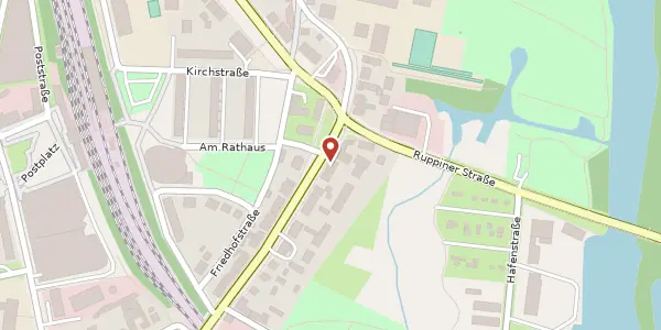 Karte der Umgebung von Hauptstraße 27, 16761 Hennigsdorf