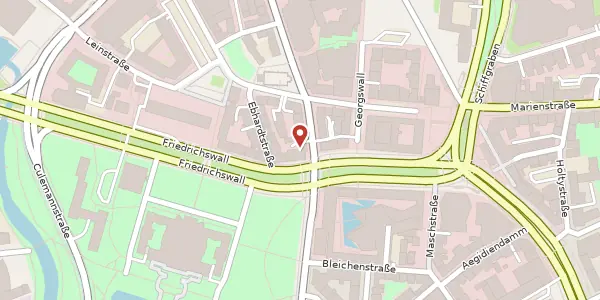 Karte der Umgebung von Osterstraße 63, 30159 Hannover