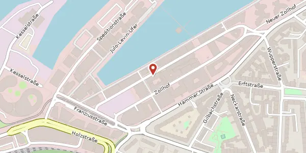 Karte der Umgebung von Kaistr 5, 40221 Düsseldorf
